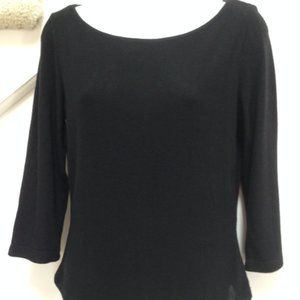 PS Sweater, Size L, Color: Black, 50% Polyester, 50% Rayon